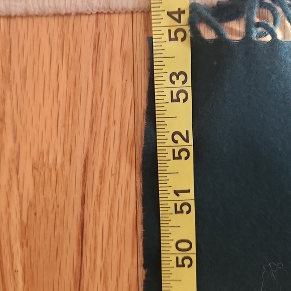 Byford Tradition 100% Lambswool Scarf Hunter Green Made In England Fringe - Picture 4 of 4